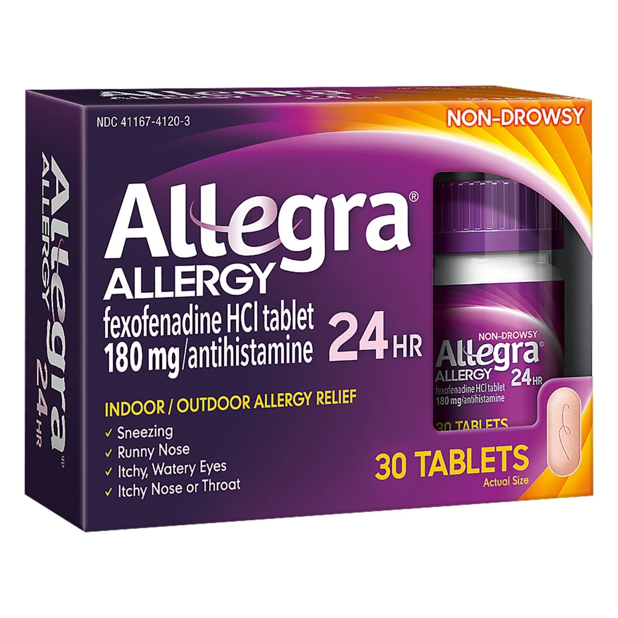Allegra 24 Hour Allergy Relief Tablets, Non-Drowsy - Image 8
