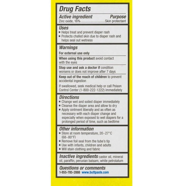 Boudreaux's Original Butt Paste Diaper Rash, 16% Zinc Oxide, 4 oz. - Image 5