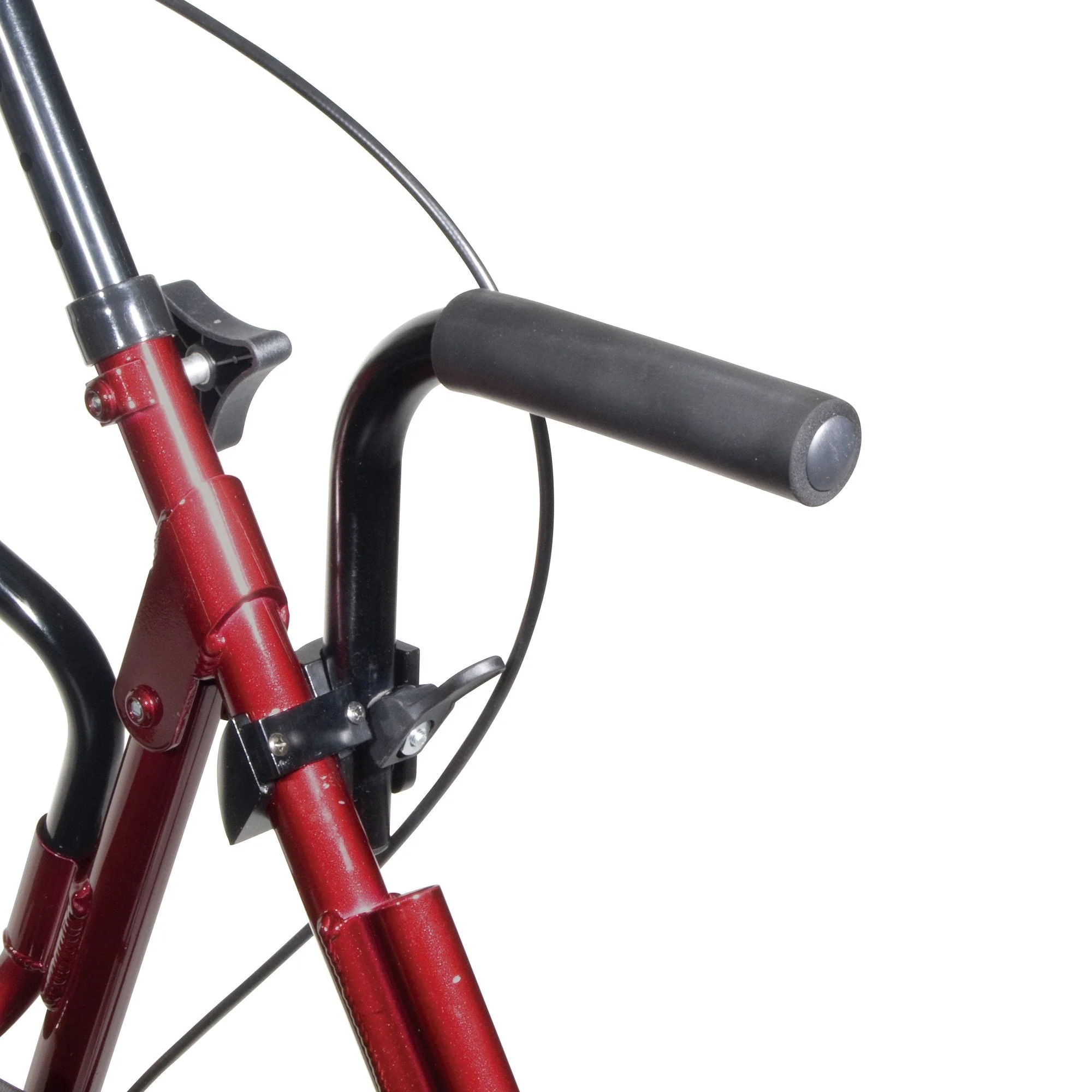 Drive™ Duet 4 Wheel Rollator, Burgundy - Image 7