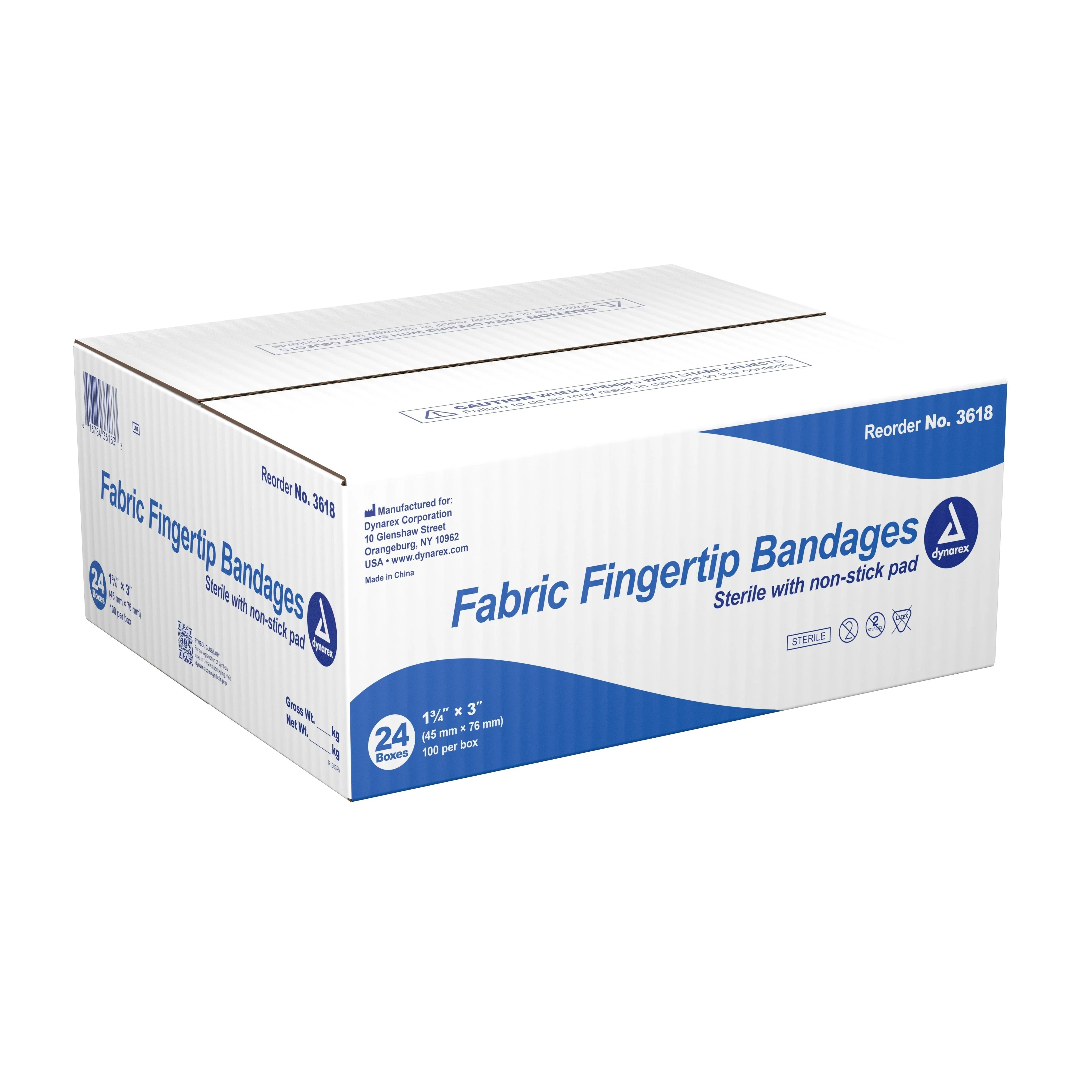 Dynarex Adhesive Fingertip Bandage, 1.75 x 3 Inch, 100 ct. - Image 4