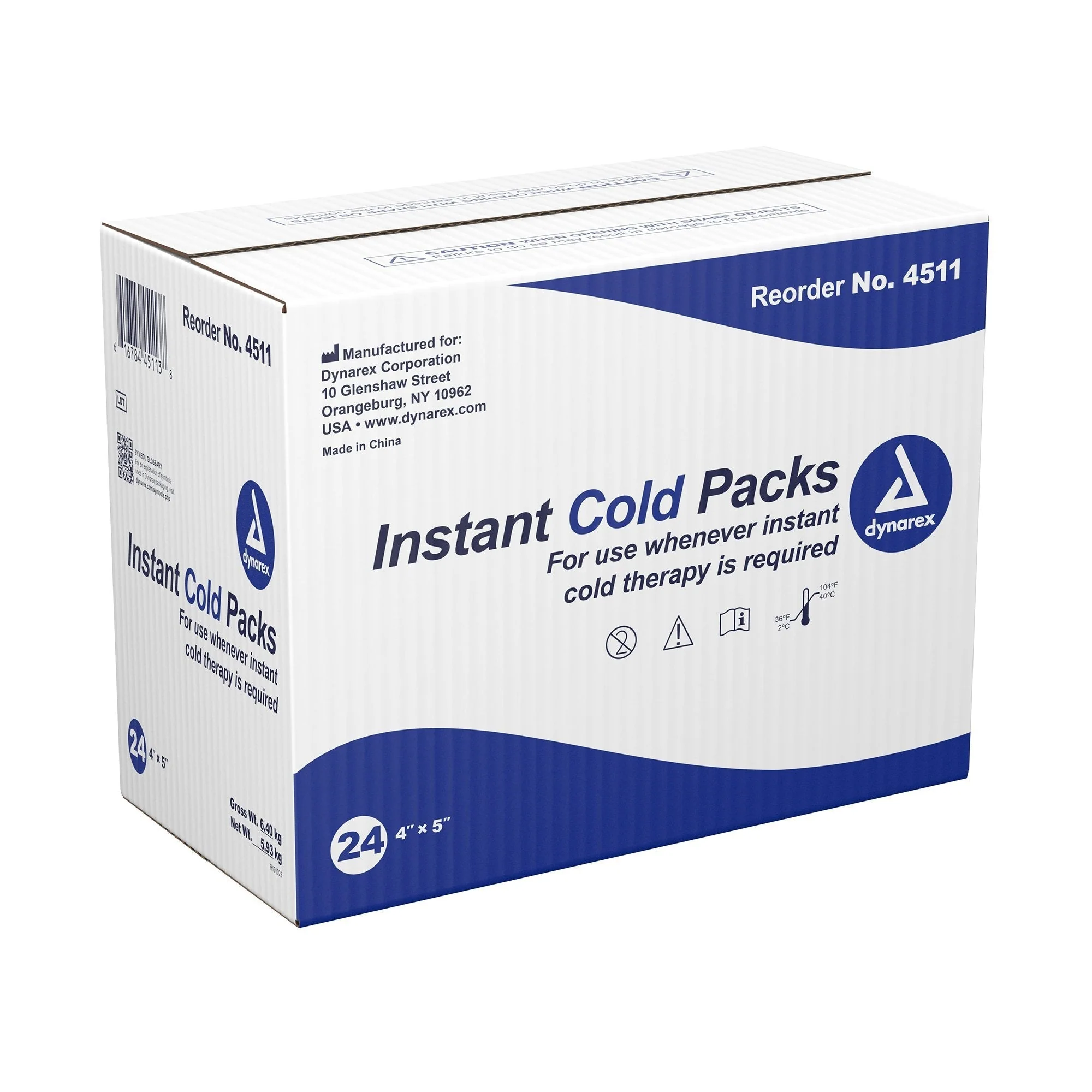 Dynarex® Instant Cold Pack, 4 x 5 Inch, 24 ct. - Image 3