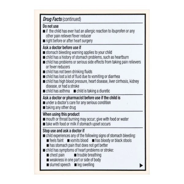 Foster & Thrive Children's Chewable Ibuprofen Tablets, Orange, 24 ct. - Image 3