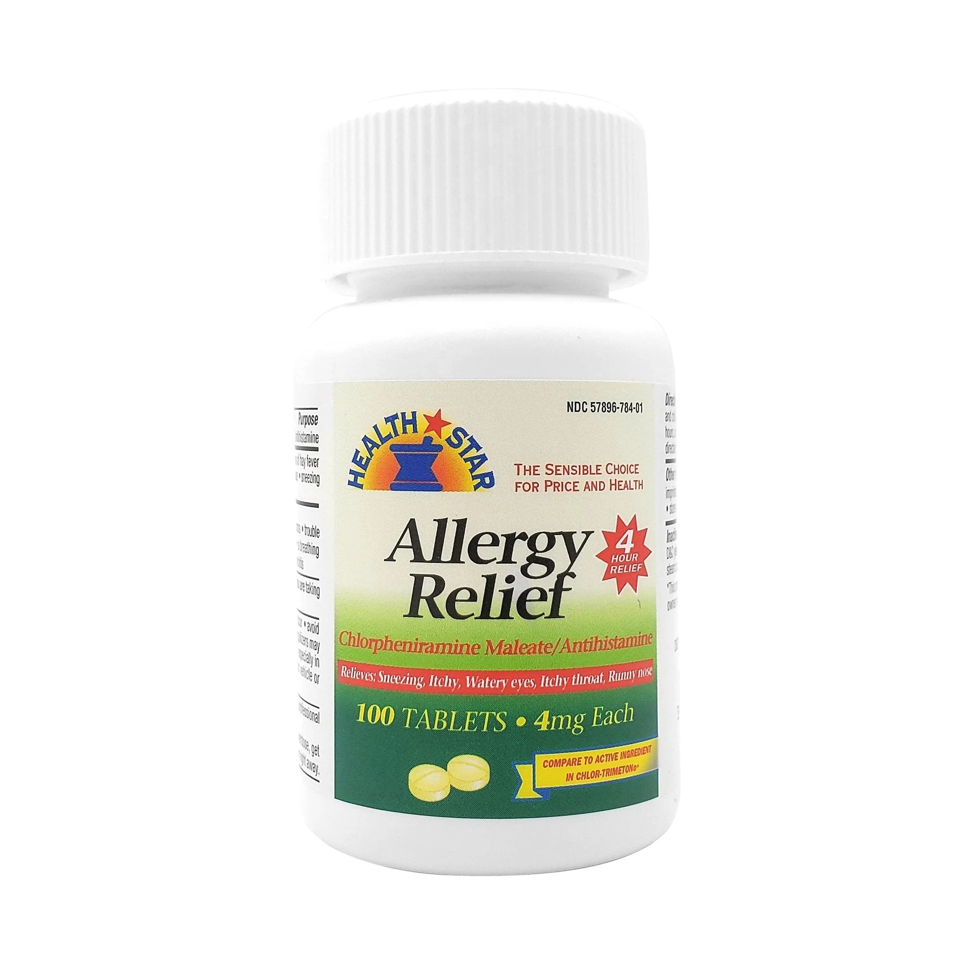 Health*Star® Chlorpheniramine Maleate Allergy Relief, 100 ct - Image 3