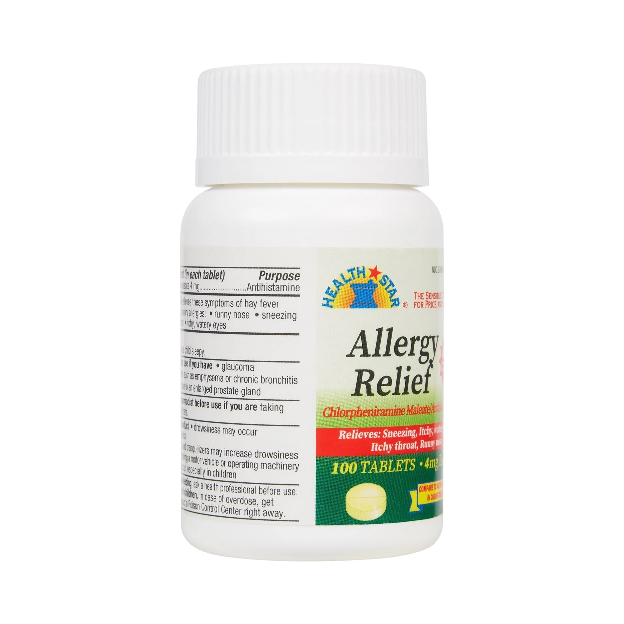 Health*Star® Chlorpheniramine Maleate Allergy Relief, 100 ct - Image 4