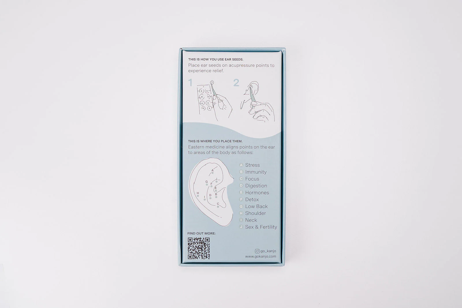 Kanjo Acupressure Ear Seeds, 20 pairs - Image 8