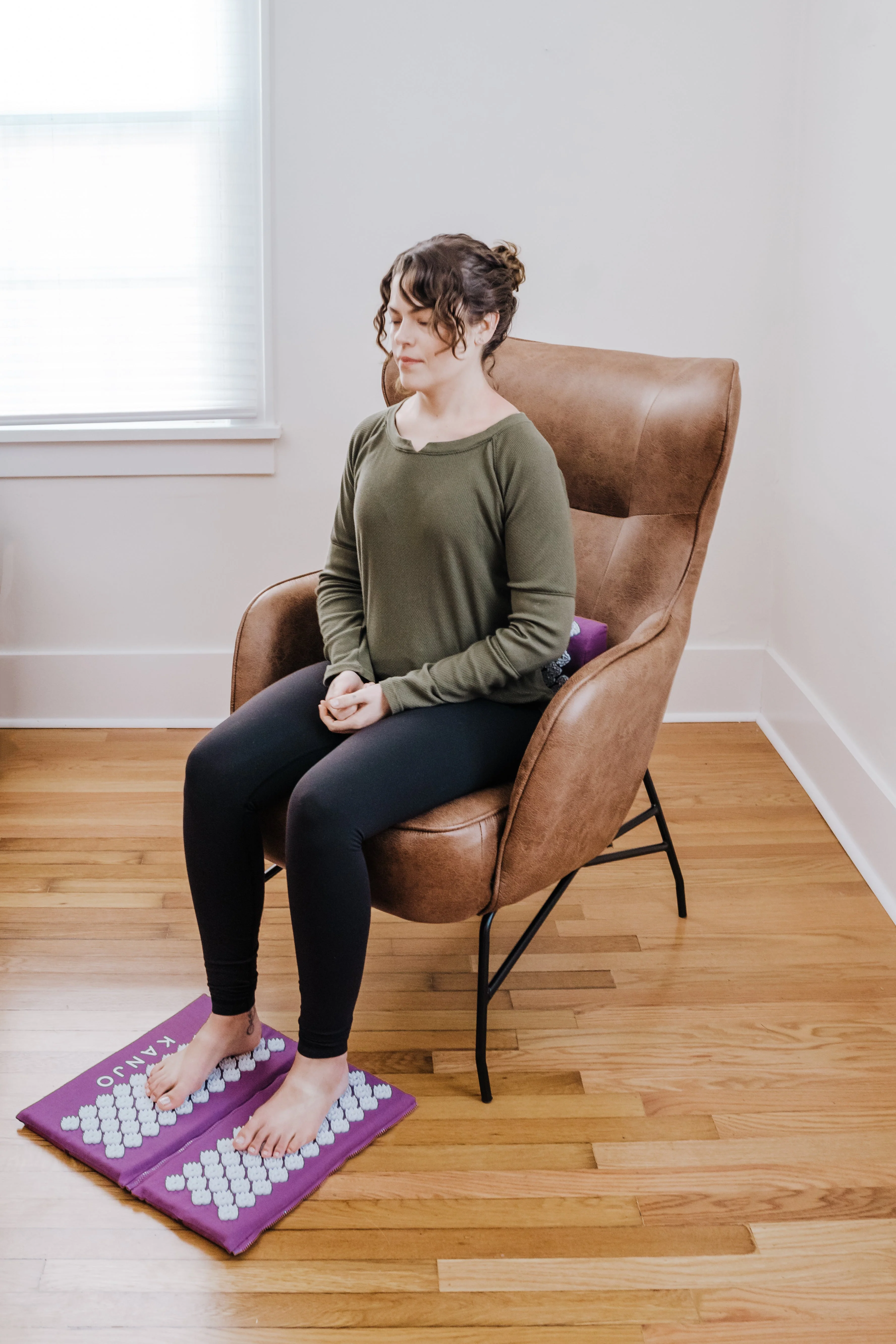 Kanjo Acupressure Zip-Apart Mat - Onyx - Image 4