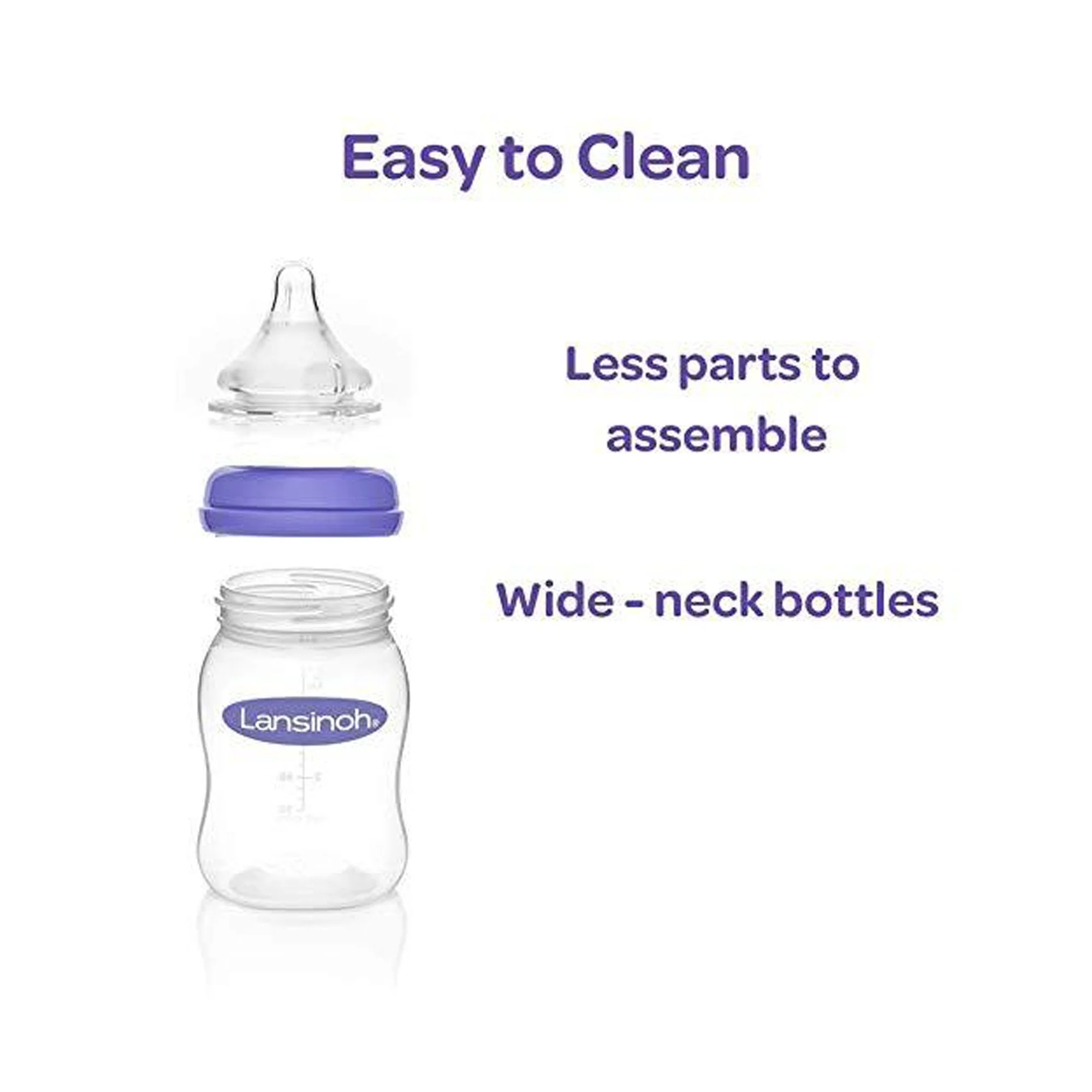 Lansinoh® Baby Bottle, 8 ounce, 4 ct - Image 6