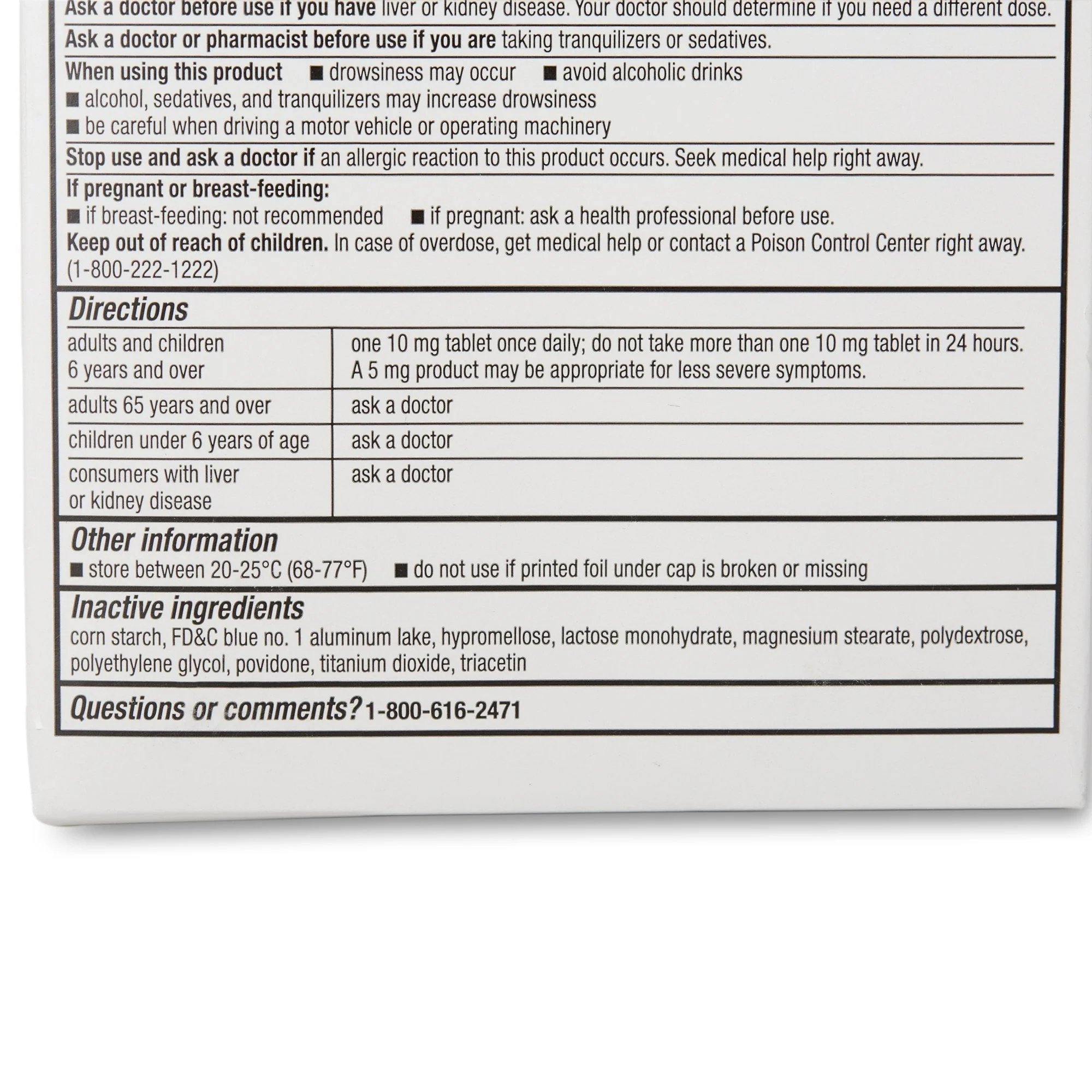 Major® Cetirizine Antihistamine, 45 ct - Image 5