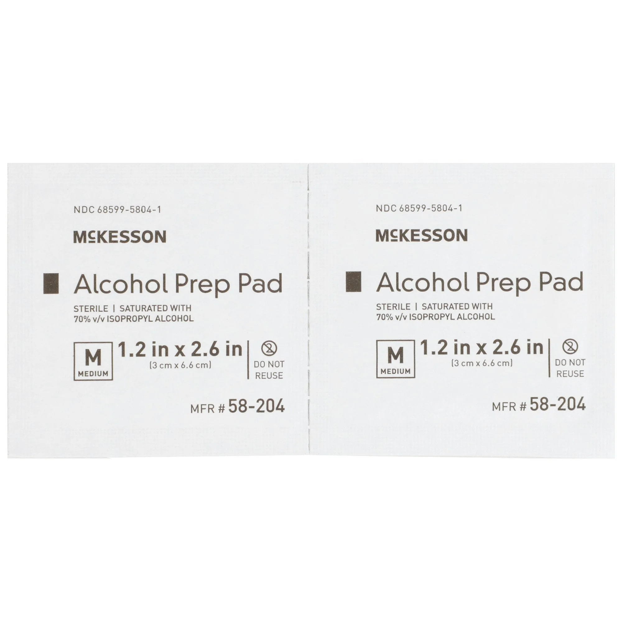 McKesson Alcohol Prep Pads, Isopropyl Alcohol, 70%, Medium - Image 4