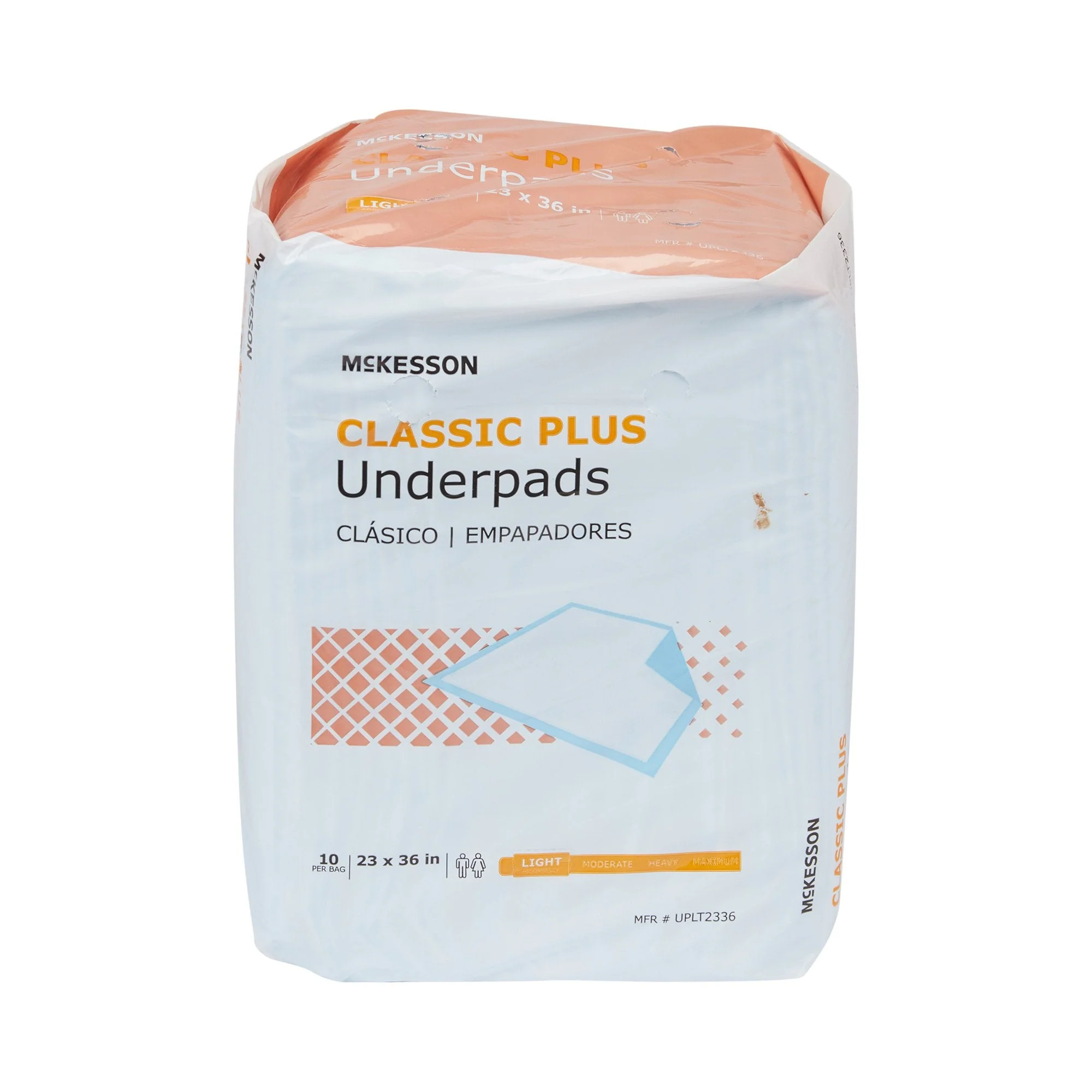 McKesson Classic Light Absorbency Underpad, 23 x 36 ", 10 ct - Image 8