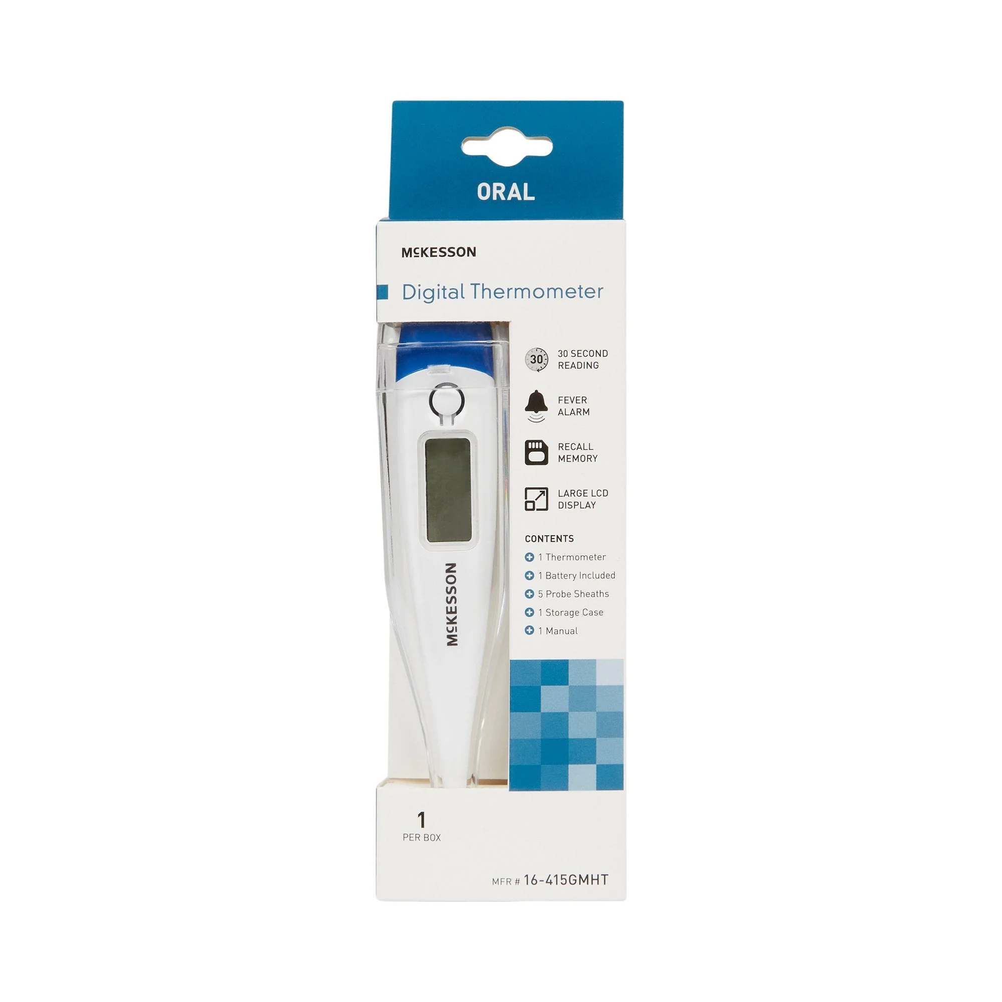 McKesson Digital Oral Thermometer, Jumbo Display - Image 3