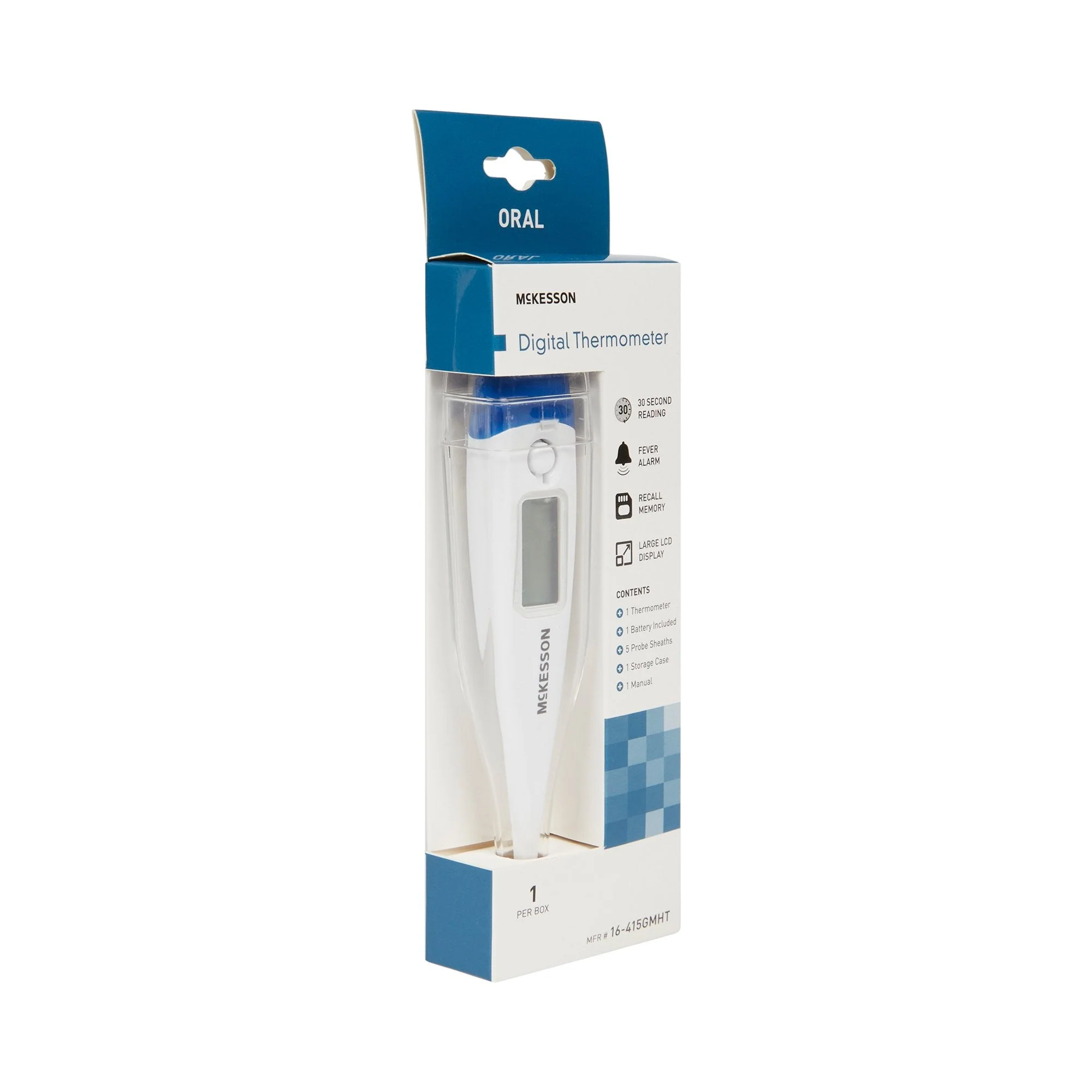 McKesson Digital Oral Thermometer, Jumbo Display - Image 4