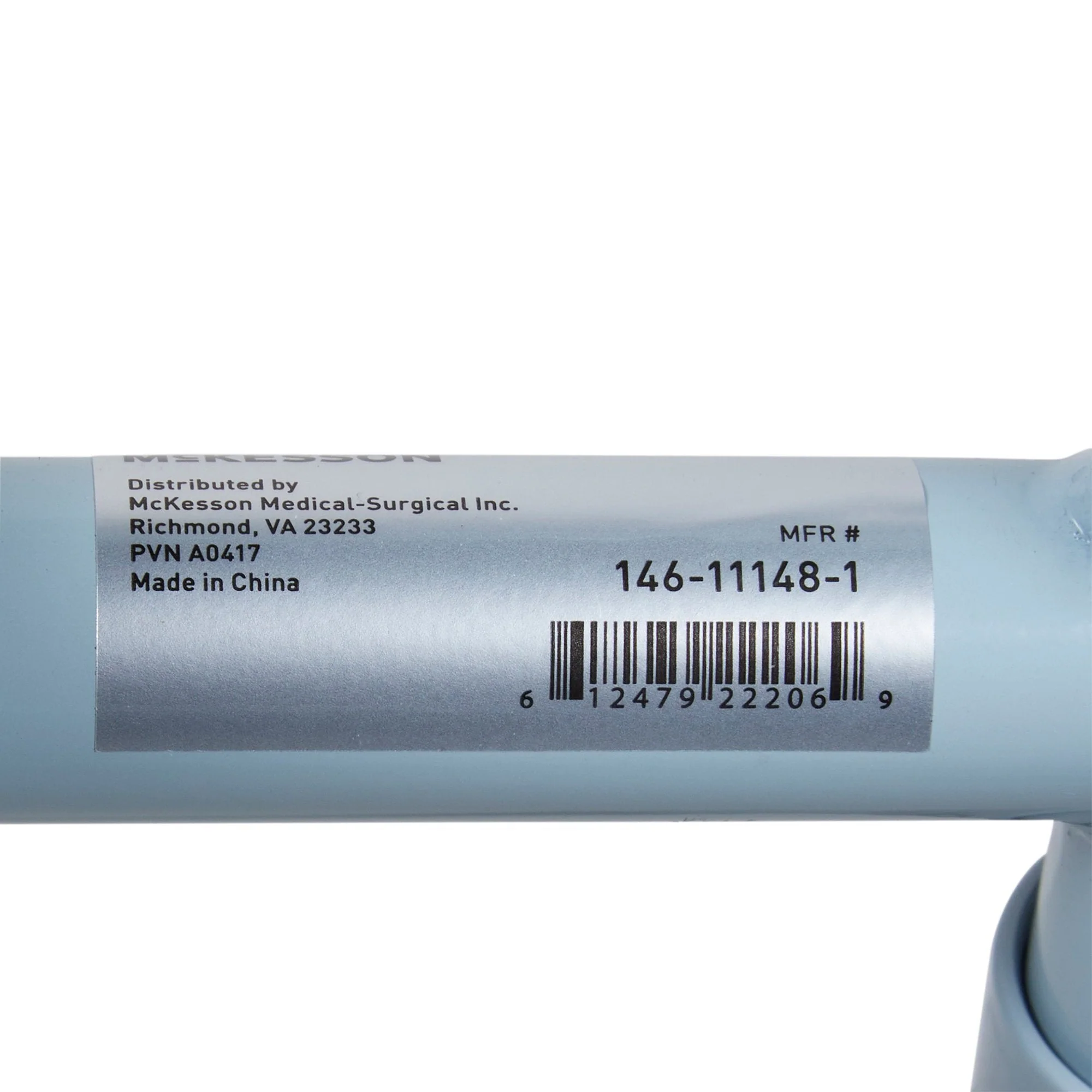 McKesson Folding Fixed Arm Steel Commode Chair - Image 9