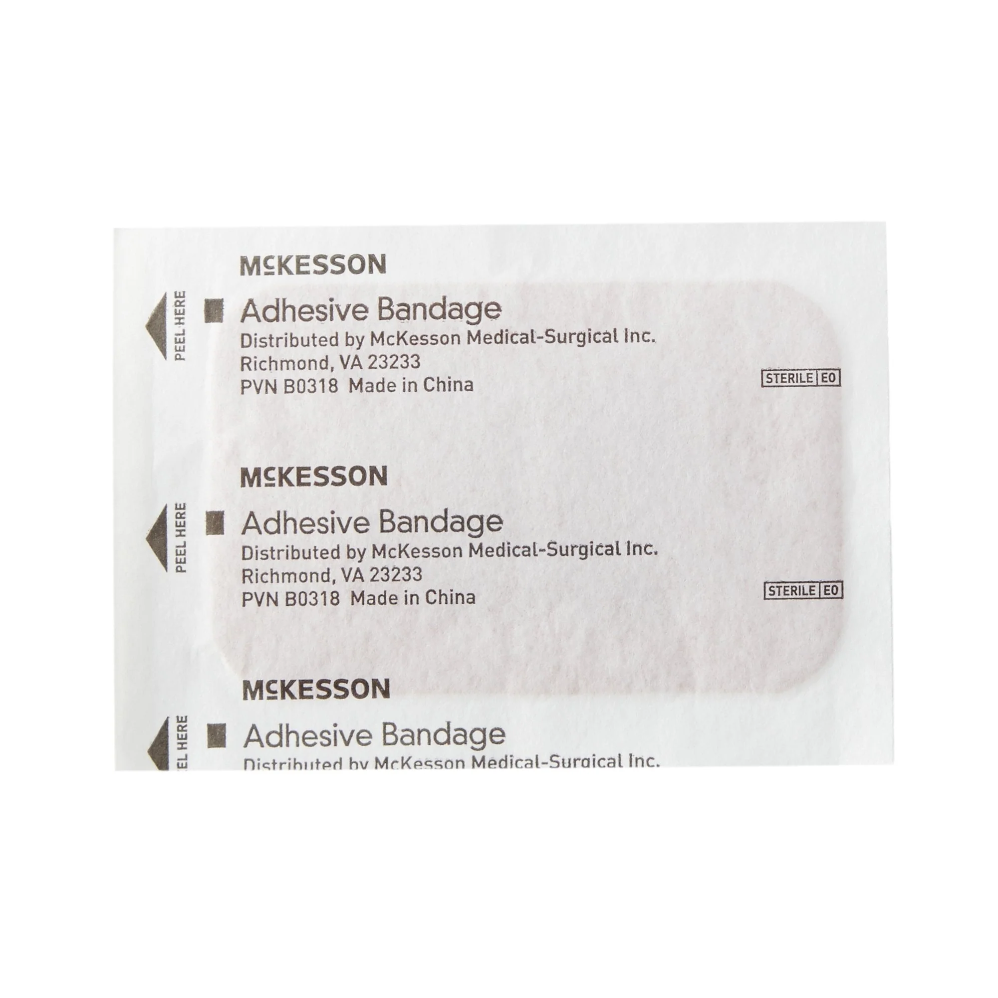 McKesson Tan Adhesive Bandage Patches, 2 x 3 in., 50 ct. - Image 4