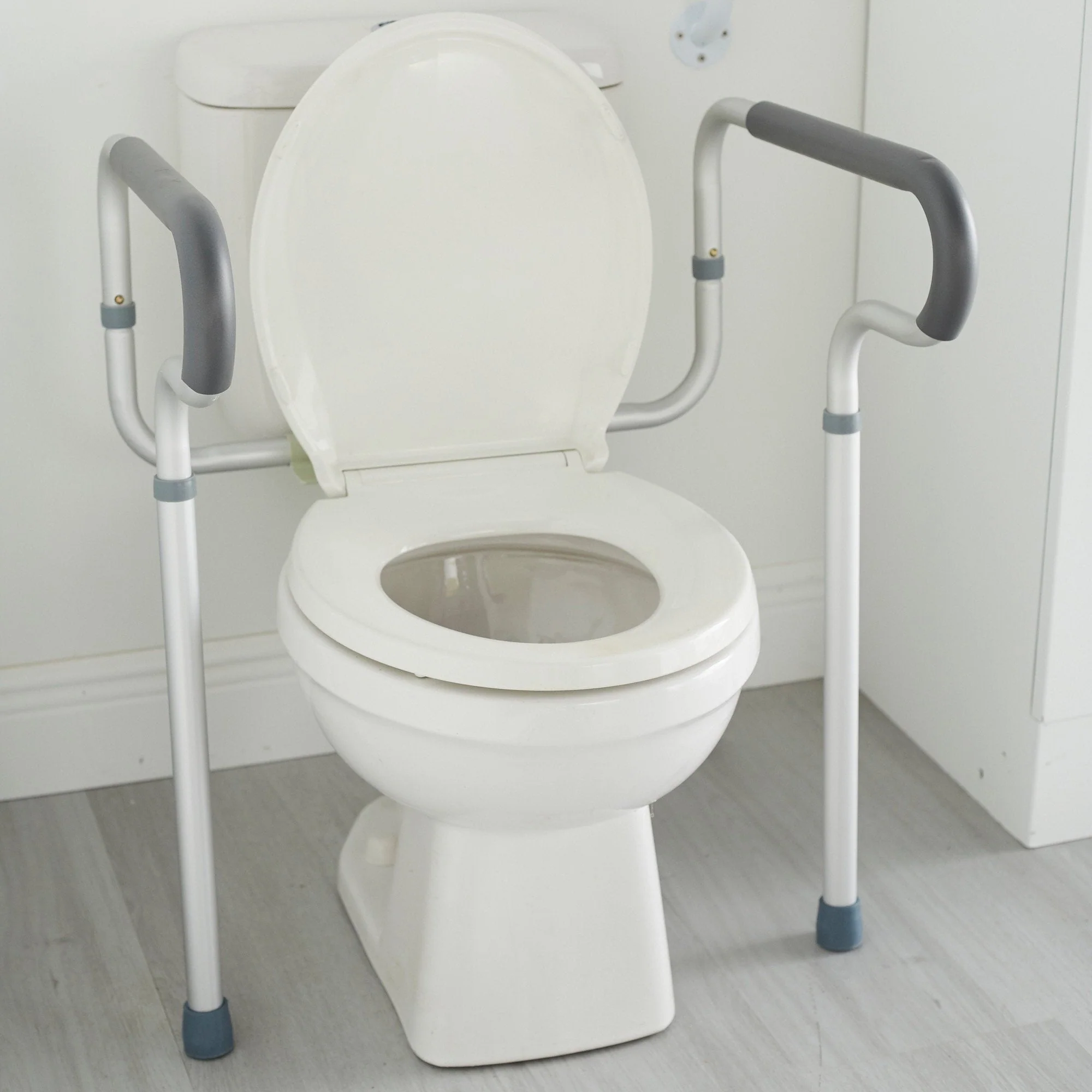 McKesson Toilet Safety Rail, Gray Aluminum - Image 3
