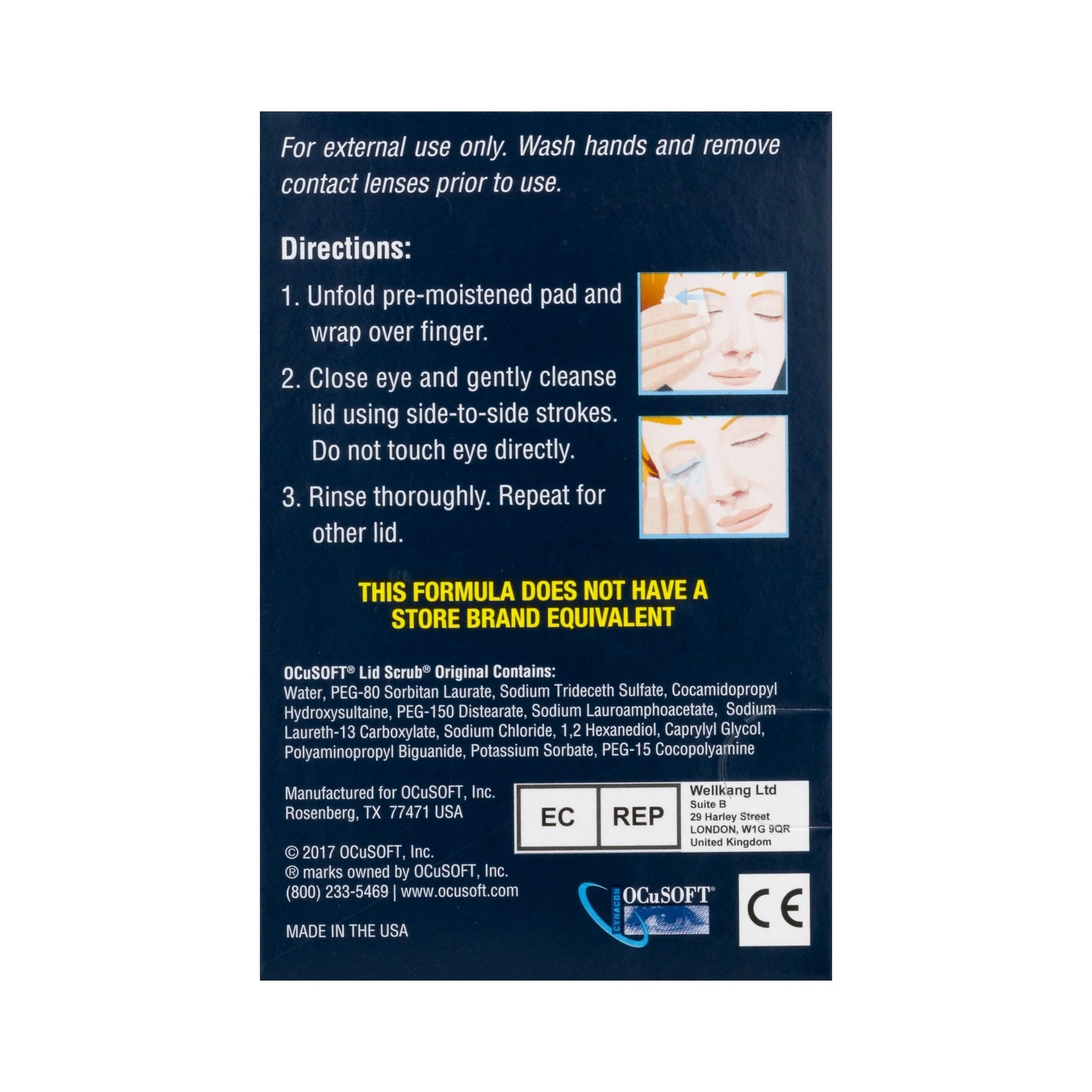 OCuSOFT® Lid Scrub® Eyelid Cleanser Pre-Moistened Pads, 30 ct - Image 5