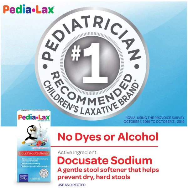Pedia-Lax Liquid Stool Softener, Fruit Punch, 4 oz. - Image 7