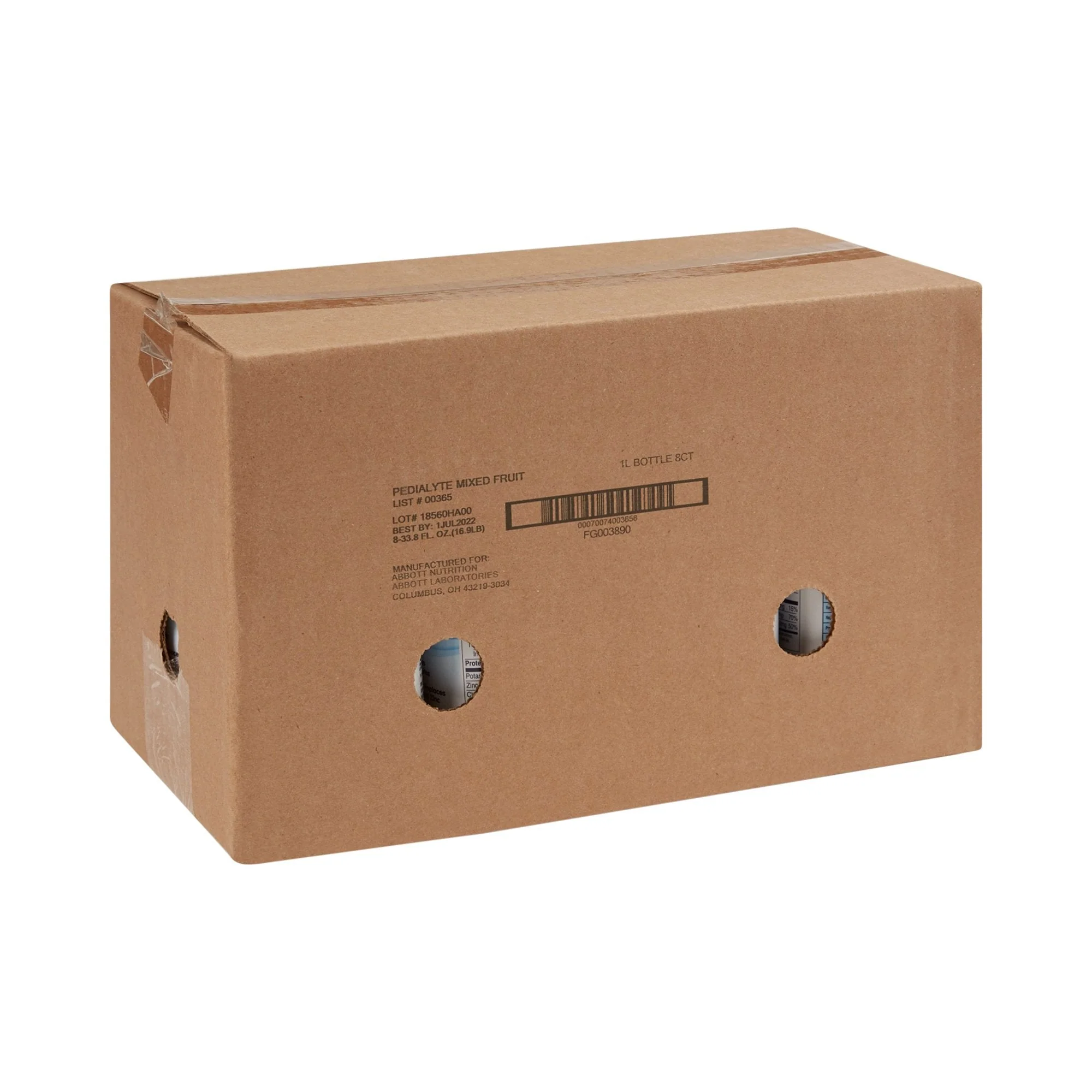 Pedialyte® Fruit Pediatric Oral Electrolyte Solution, 1 Liter Bottle, 8 ct - Image 6