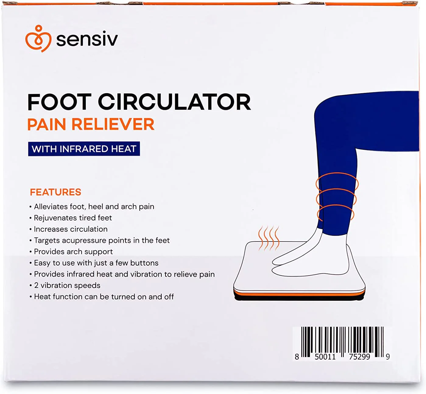 Sensiv Acupressure Infrared Blood Circulation Foot Massager - Image 8