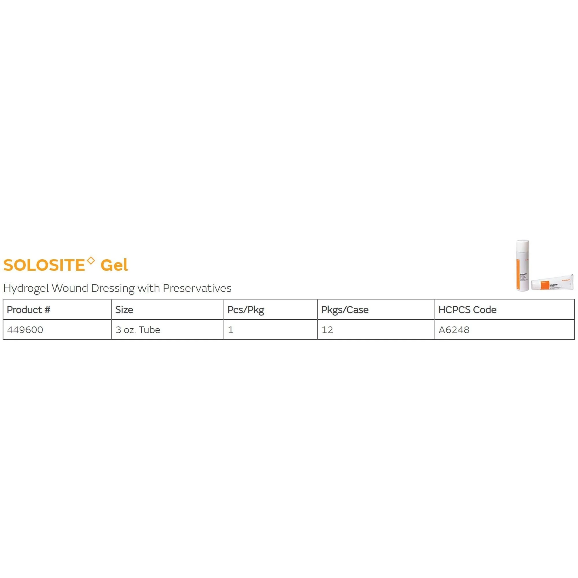 Solosite Hydrogel Dressing, 3 oz. - Image 4