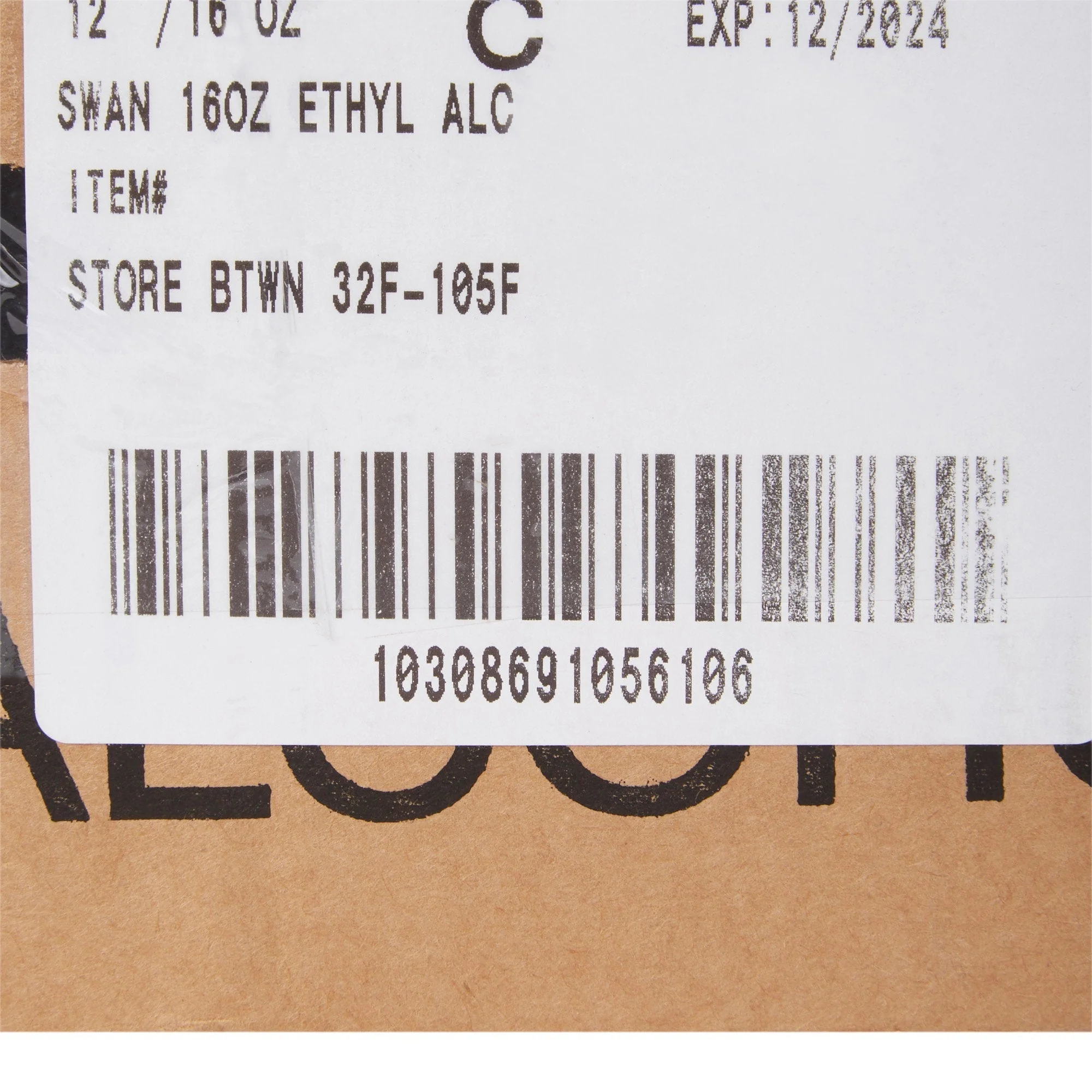 Swan Ethyl Alcohol Antiseptic, 16 oz. Bottle - Image 7