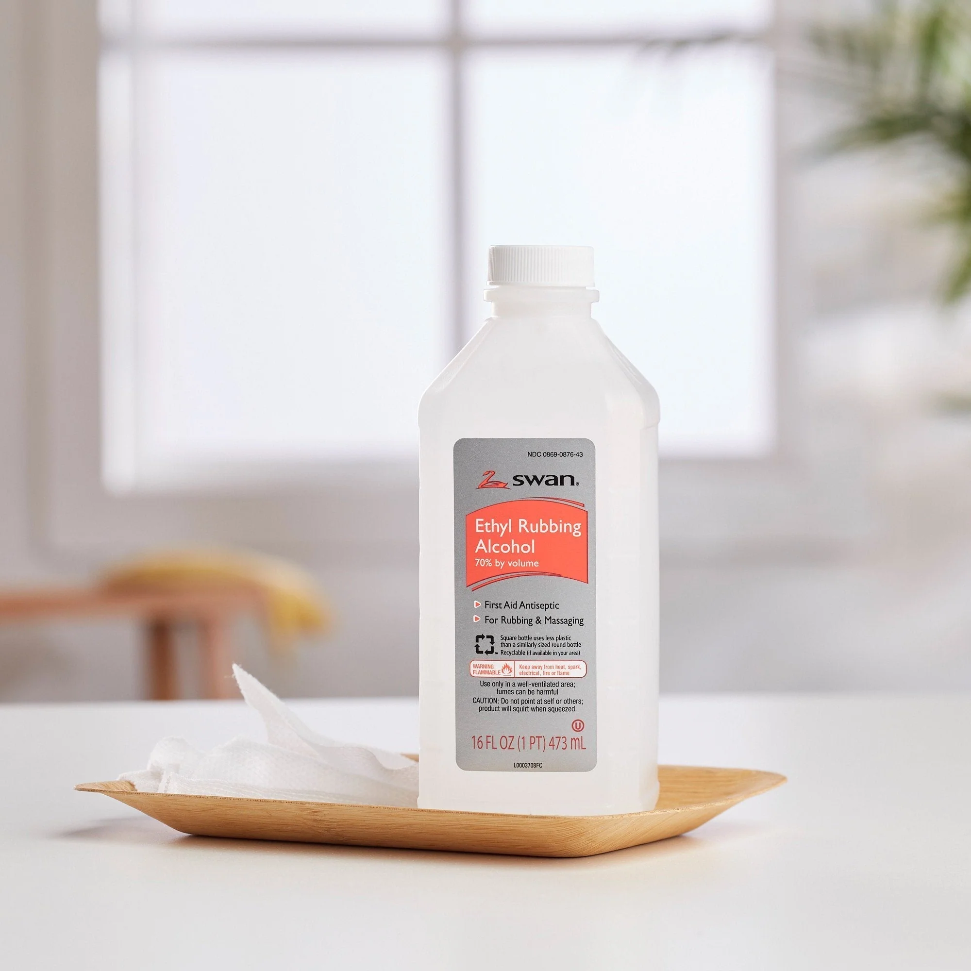 Swan Ethyl Alcohol Antiseptic, 16 oz. Bottle - Image 8