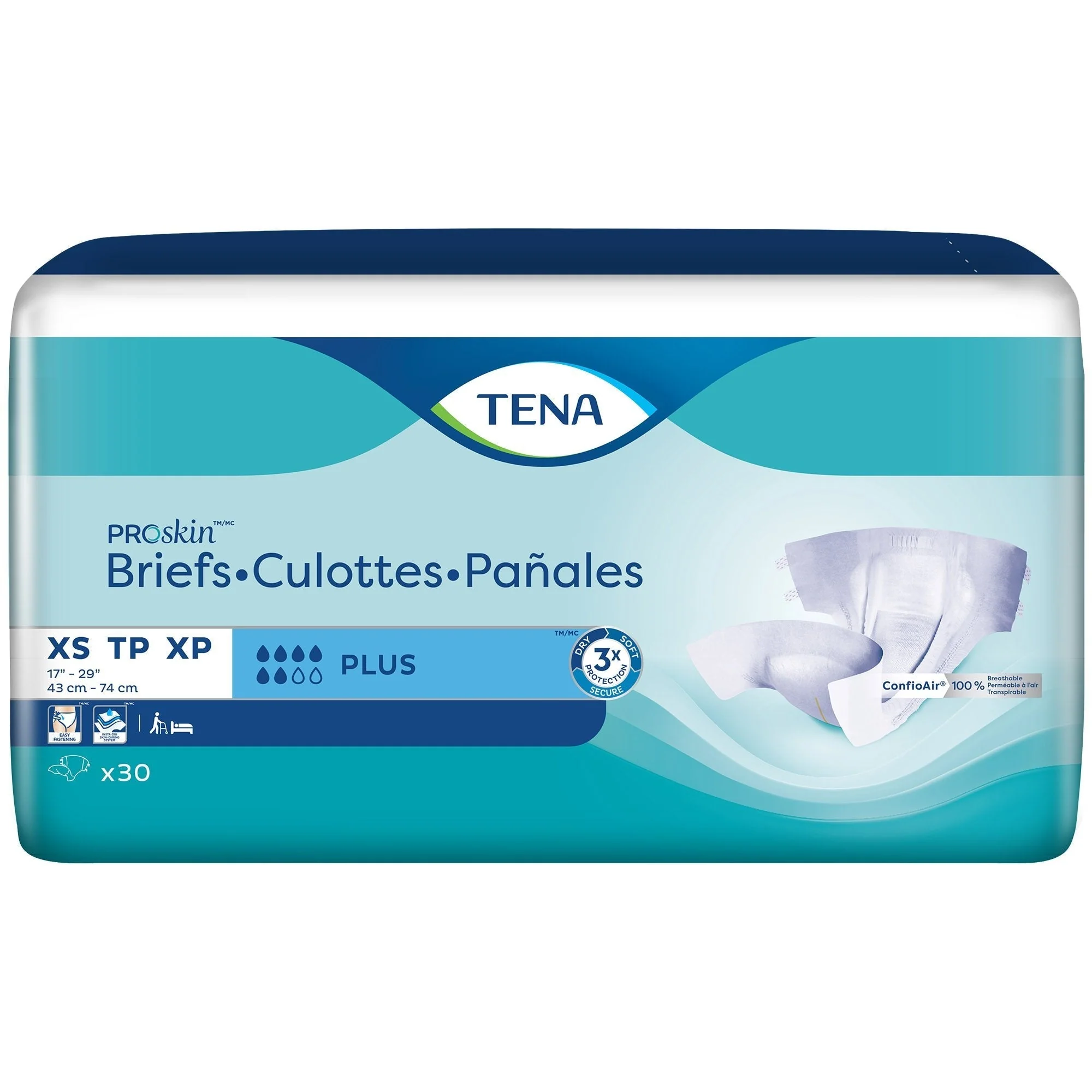Tena® Youth Incontinence Brief, Extra Small - Image 3