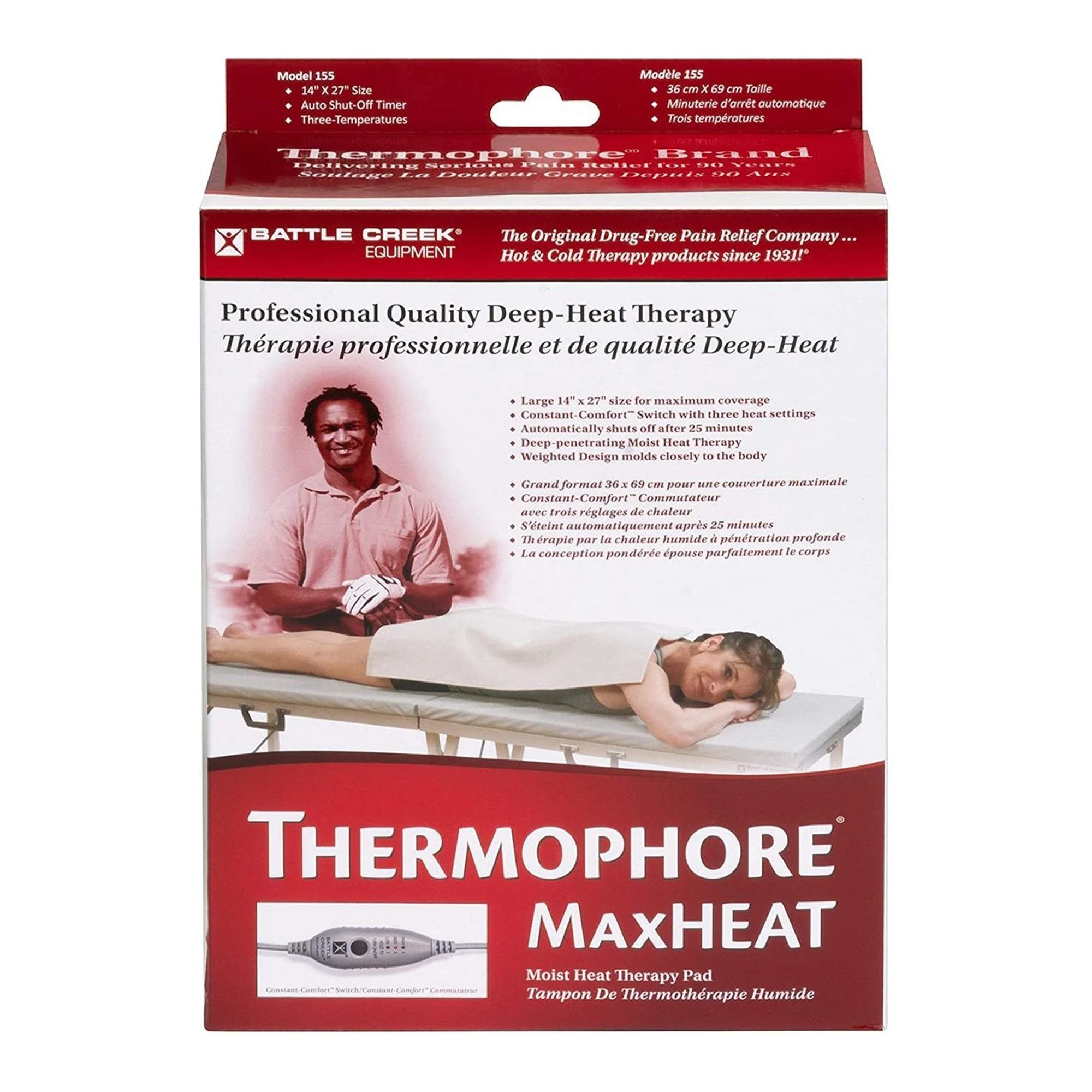 Thermophore® MaxHEAT™ Moist Heating Pad for Backs, Hips, Legs and Shoulders - Image 6
