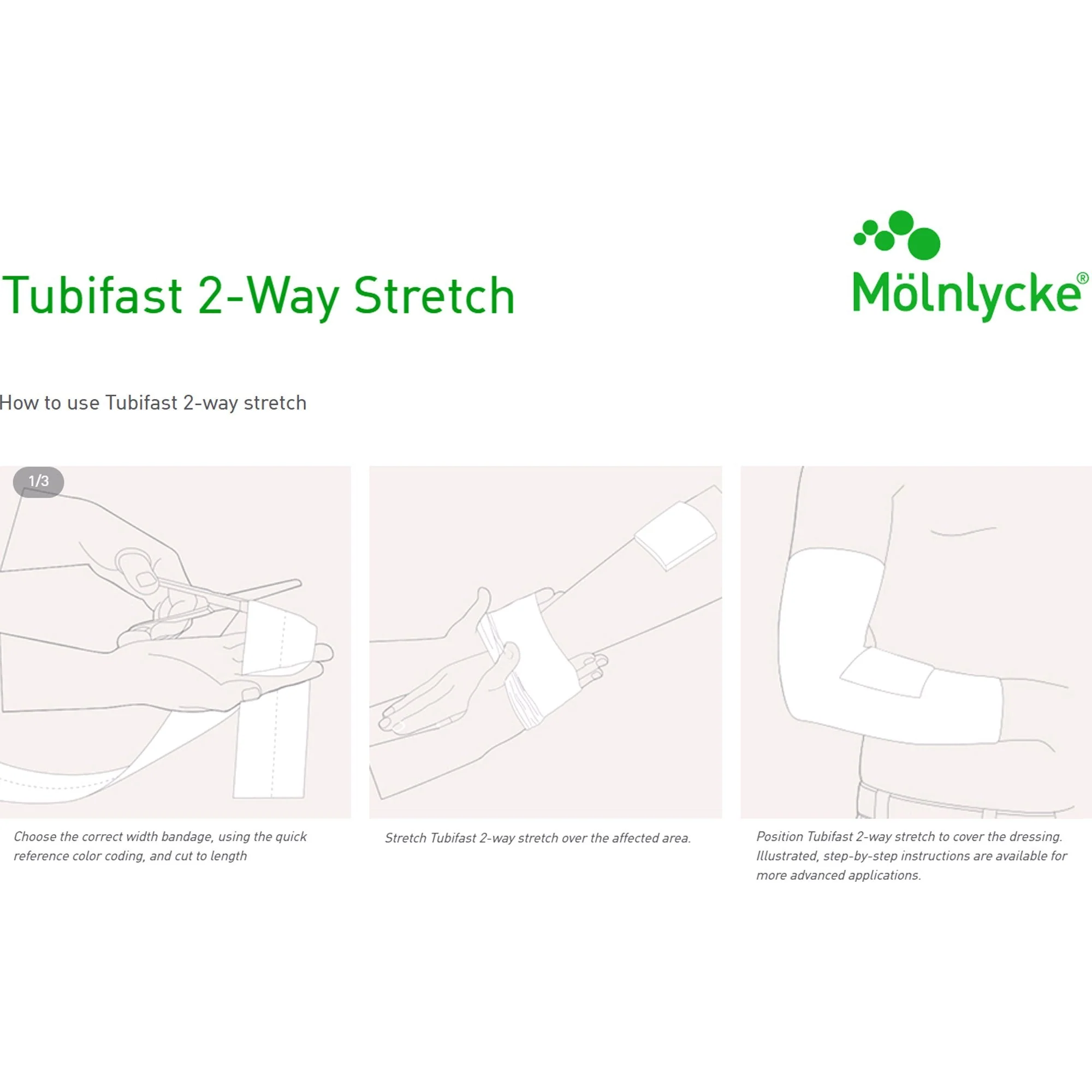 Tubifast® Dressing Retention Bandage Roll, 9 - 18 Centimeter - Image 3