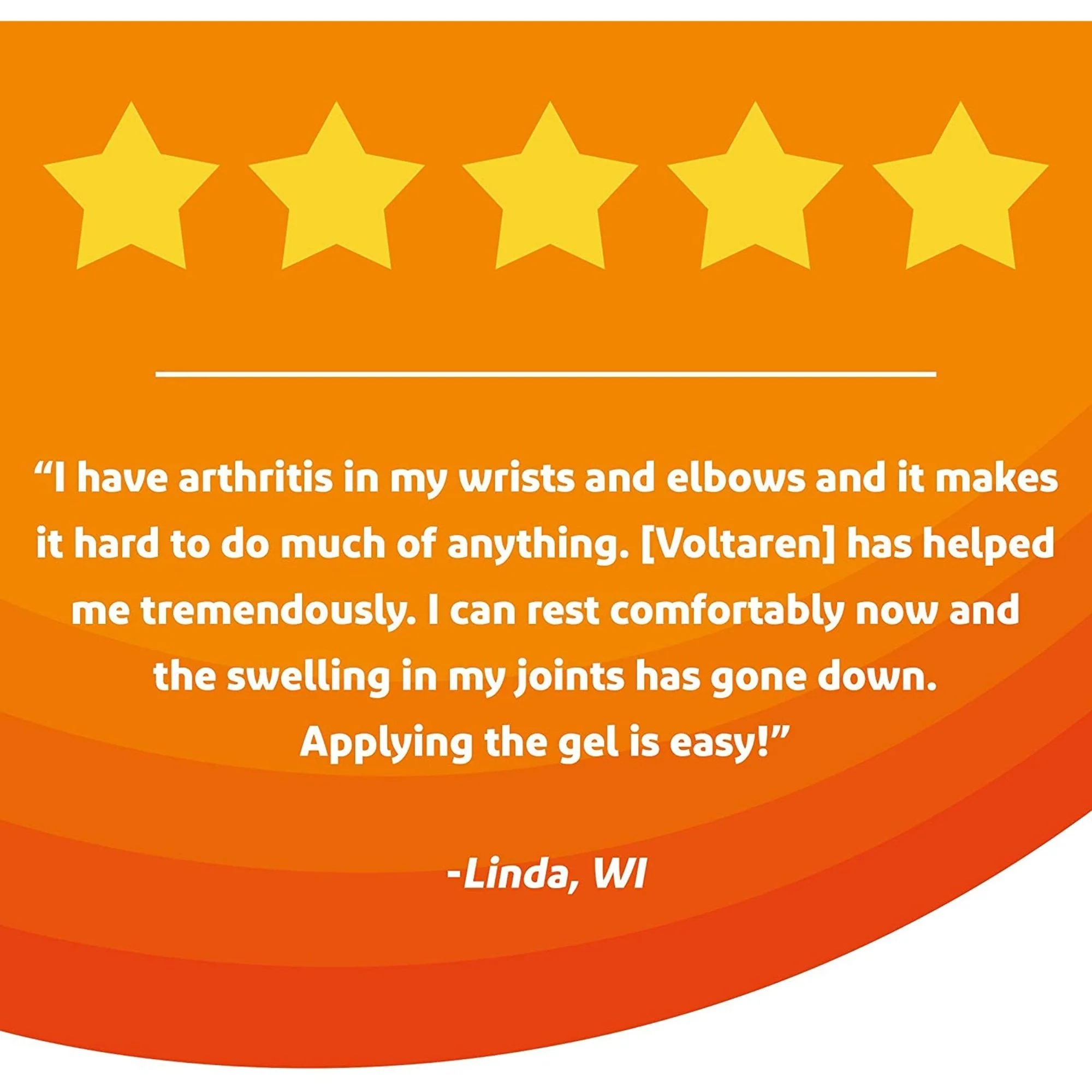 Voltaren Arthritis Pain Relief Topical Gel, 1% Diclofenac Sodium - Image 9